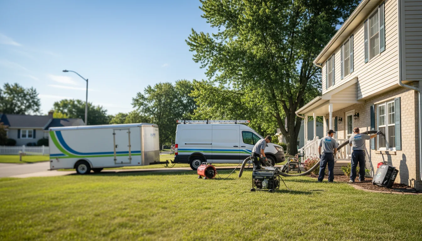 Flooded Basement Restoration And Cleanup With Repair in Saffell, AR near me